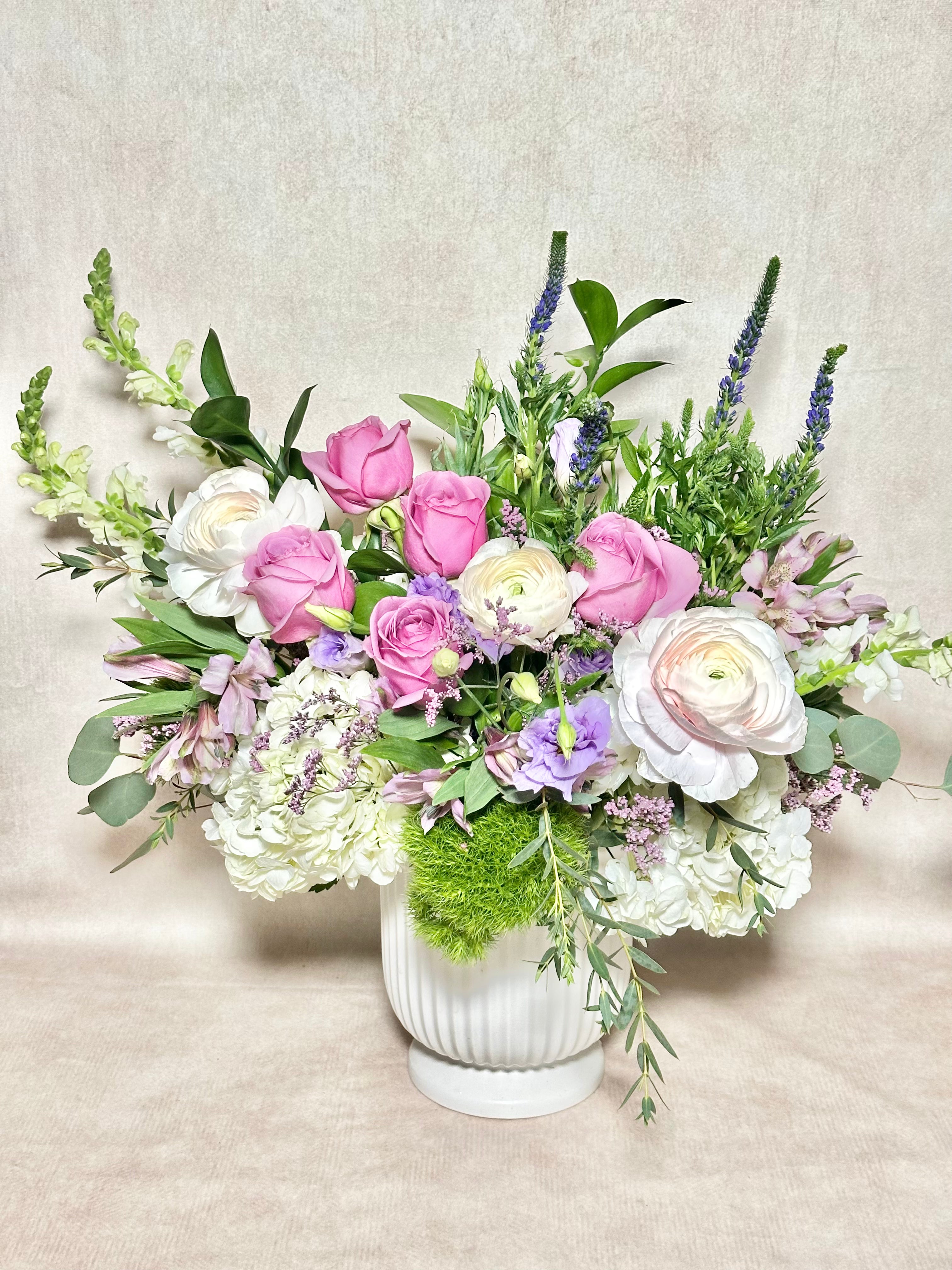 Pink and White Roses